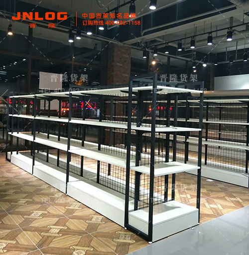 <b>南京进品食品超市货架安装完美完工!</b>