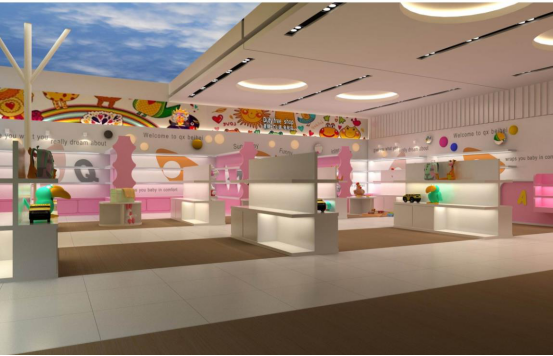 母婴店货架案例