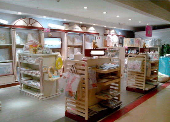 母婴店货架案例